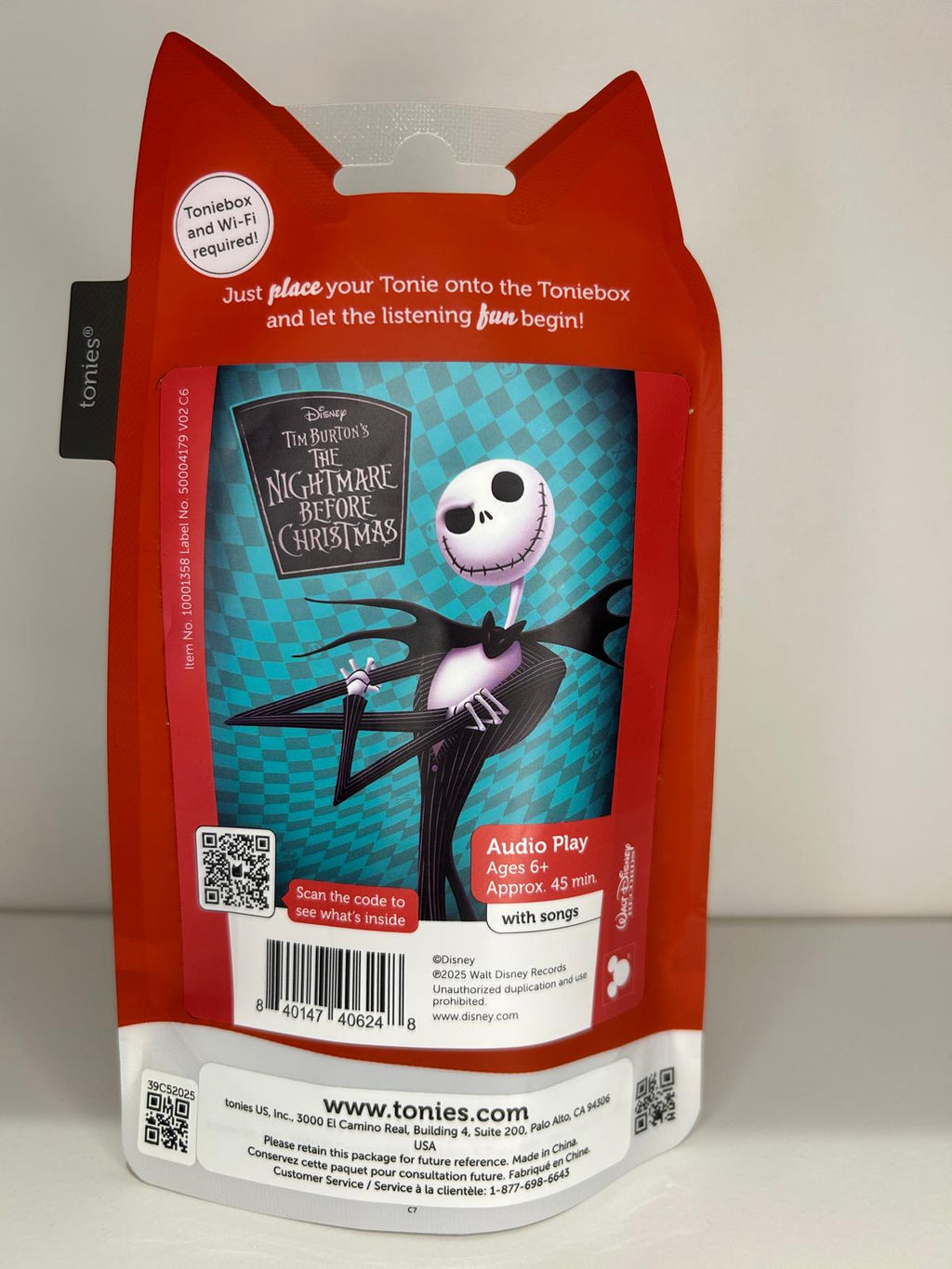 Disney The Nightmare Before Christmas Tonie
